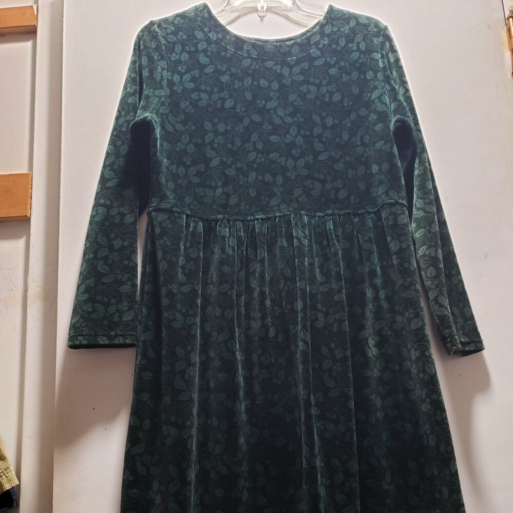 Velvet Velour Babydoll Dress